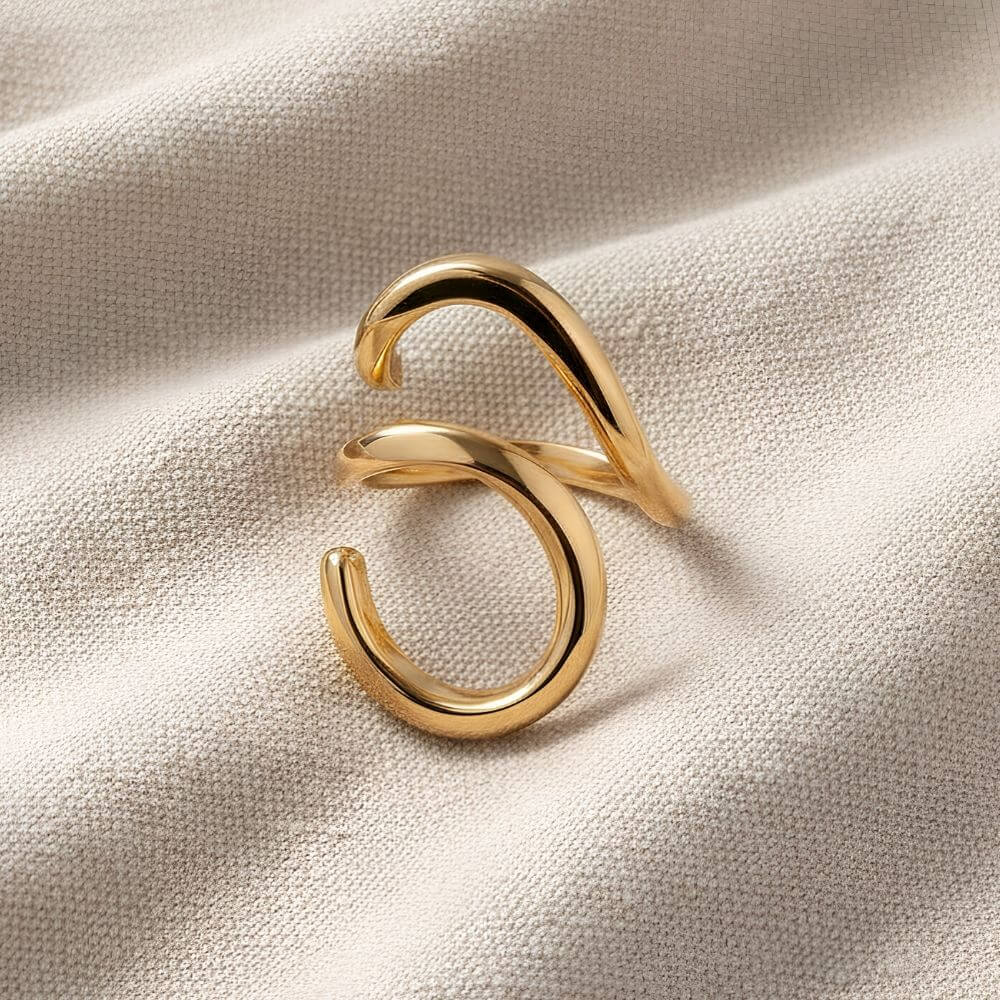 Anello donna collezione Egypt. Linee Stile minimal moderno
