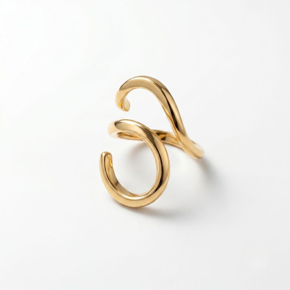 Anello donna dorato fatto a mano. Collezione Egypt. Gioielli artigianali realizzati da  GT Jewels