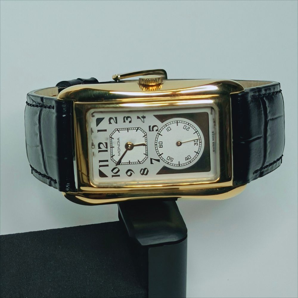 Orologio Duo-Dial usato. Mondia vintage Doctor's Watch 8.111.2.0.10. Rolex Prince. 