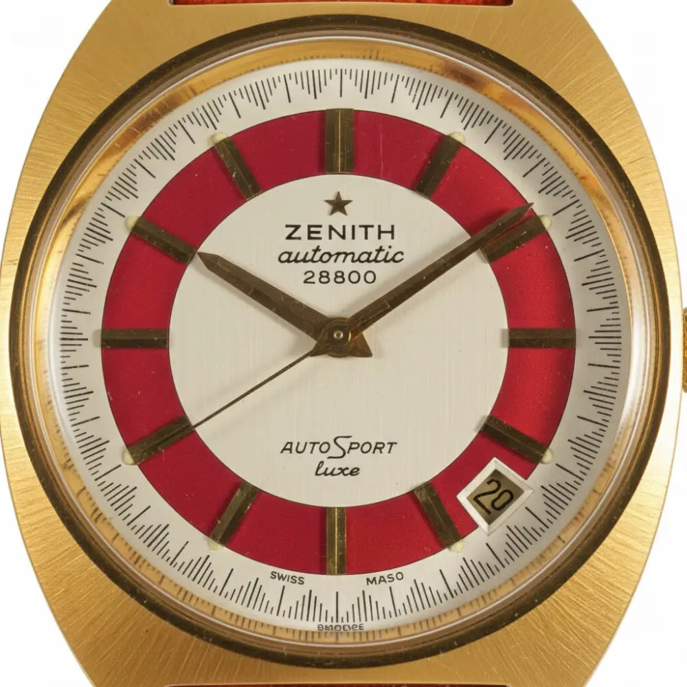 Quadrante Zenith vintage. Orologio Zenith vintage 01.1240.380 AutoSport Luxe