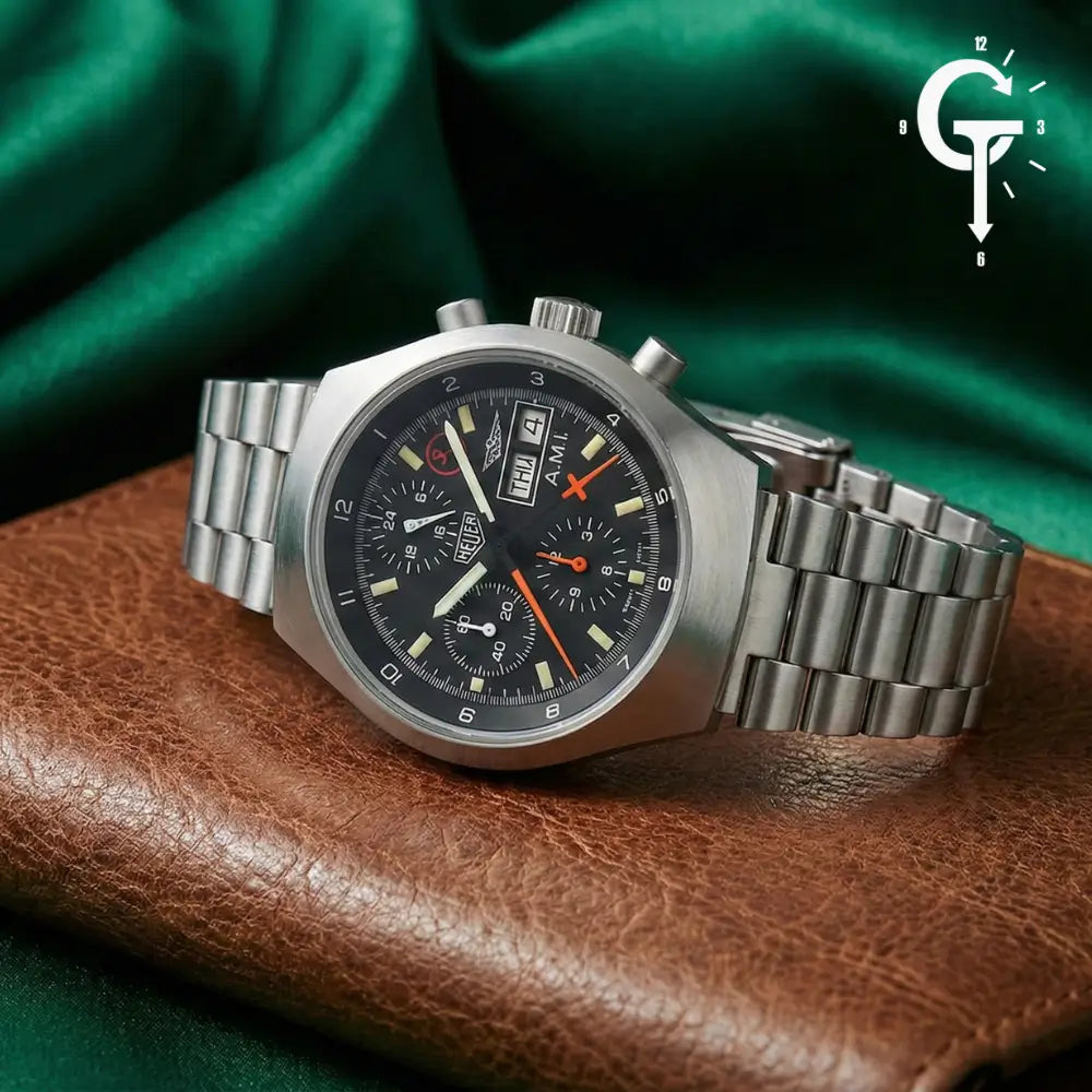 TAG Heuer calibro Lemanie 5100 A.M.I. (Aereonautica Militare Italiana) referenza 510.543. Orologio vintage